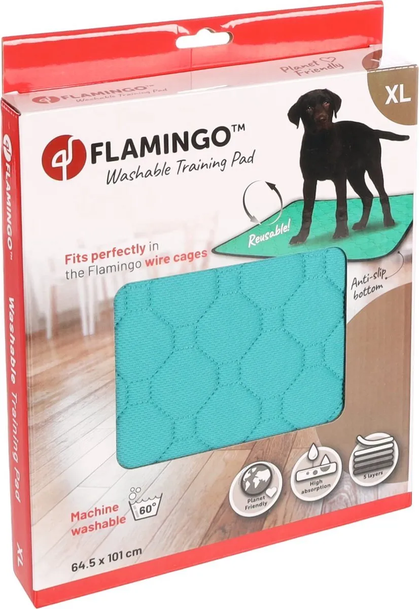 Flamingo Zindelijkheidspad Patsy XXL - Groen