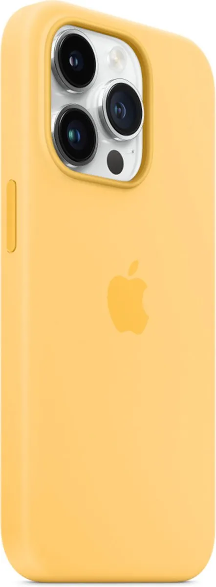 Apple MagSafe Siliconen Hoesje iPhone 14 Pro - Geel