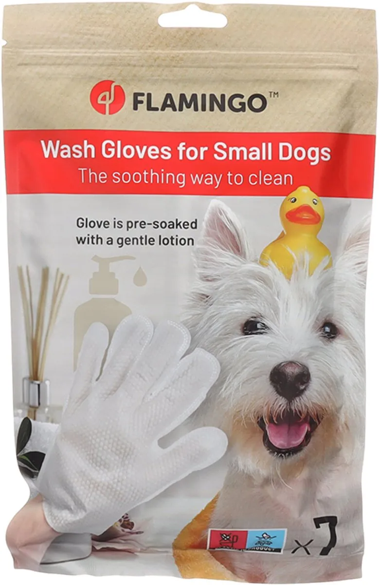 Flamingo Washand Propy Geïmpregneerd - Honden - Maat S - 7 Stuks - afbeelding 4 van 5