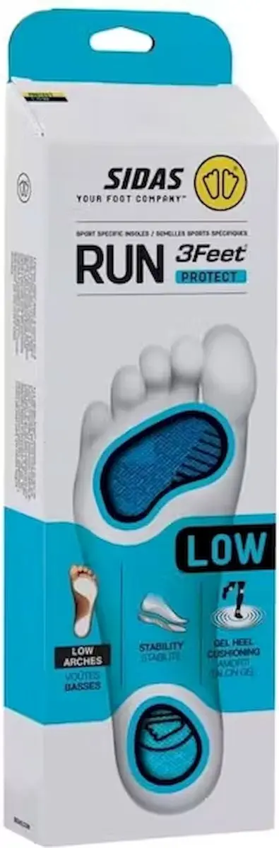 SIDAS - 3 feet run protect low - Inlegzolen - Transparant - afbeelding 2 van 6