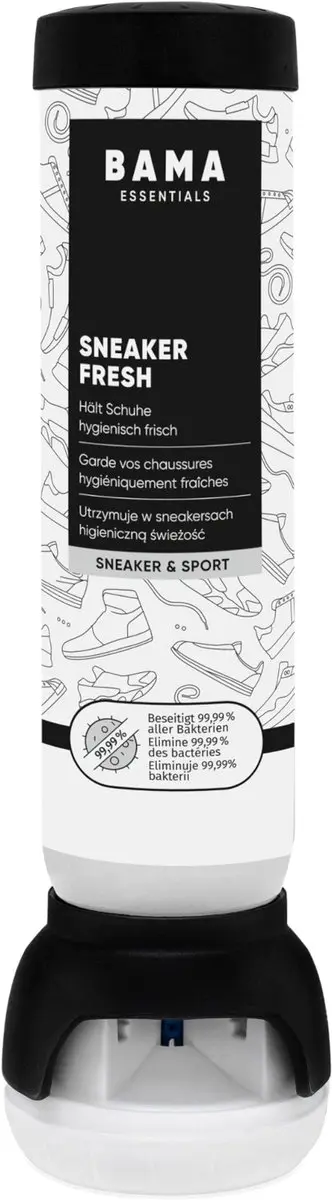 Bama Essentials Sneaker Fresh Antibacterial 100 ML, Unisex, Kleurloos, Schoencos