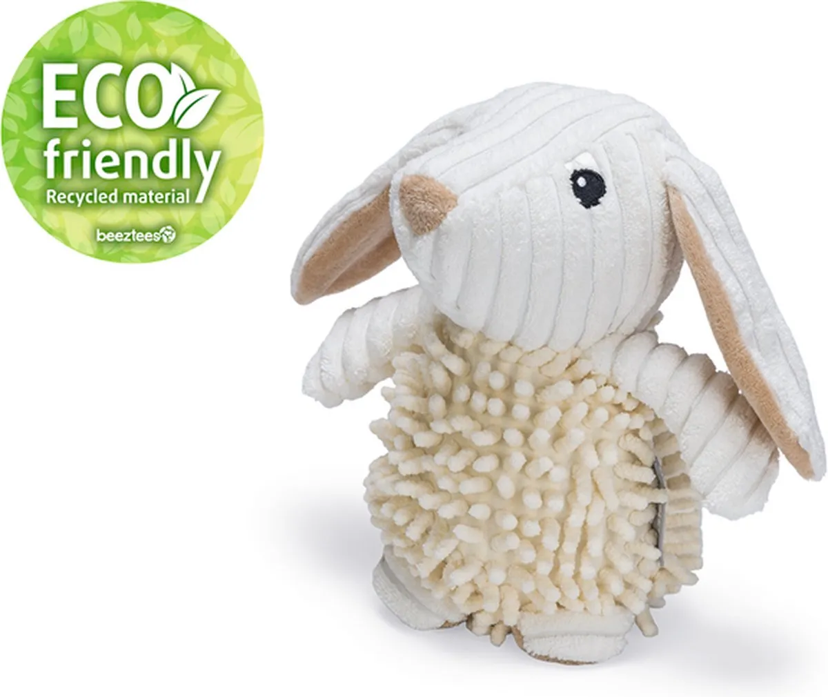 Beeztees Eco Konijn Jenno Hondenknuffel 21cm
