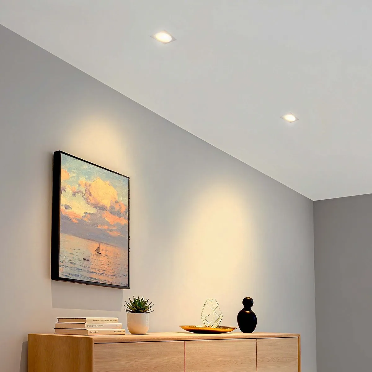Ledvion LED Inbouwspot Vierkant 81x81mm GU10 - Wit