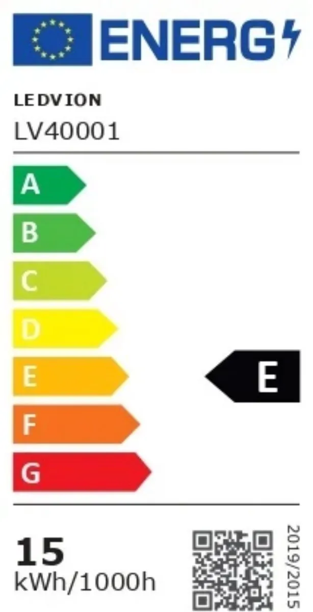 LEDVION LED Batten 60cm 15W 4000K - 2100 Lumen