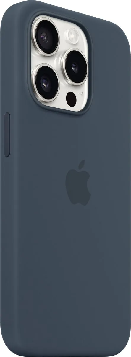 Apple Siliconenhoesje MT1D3ZM/A iPhone 15 Pro - Storm Blue