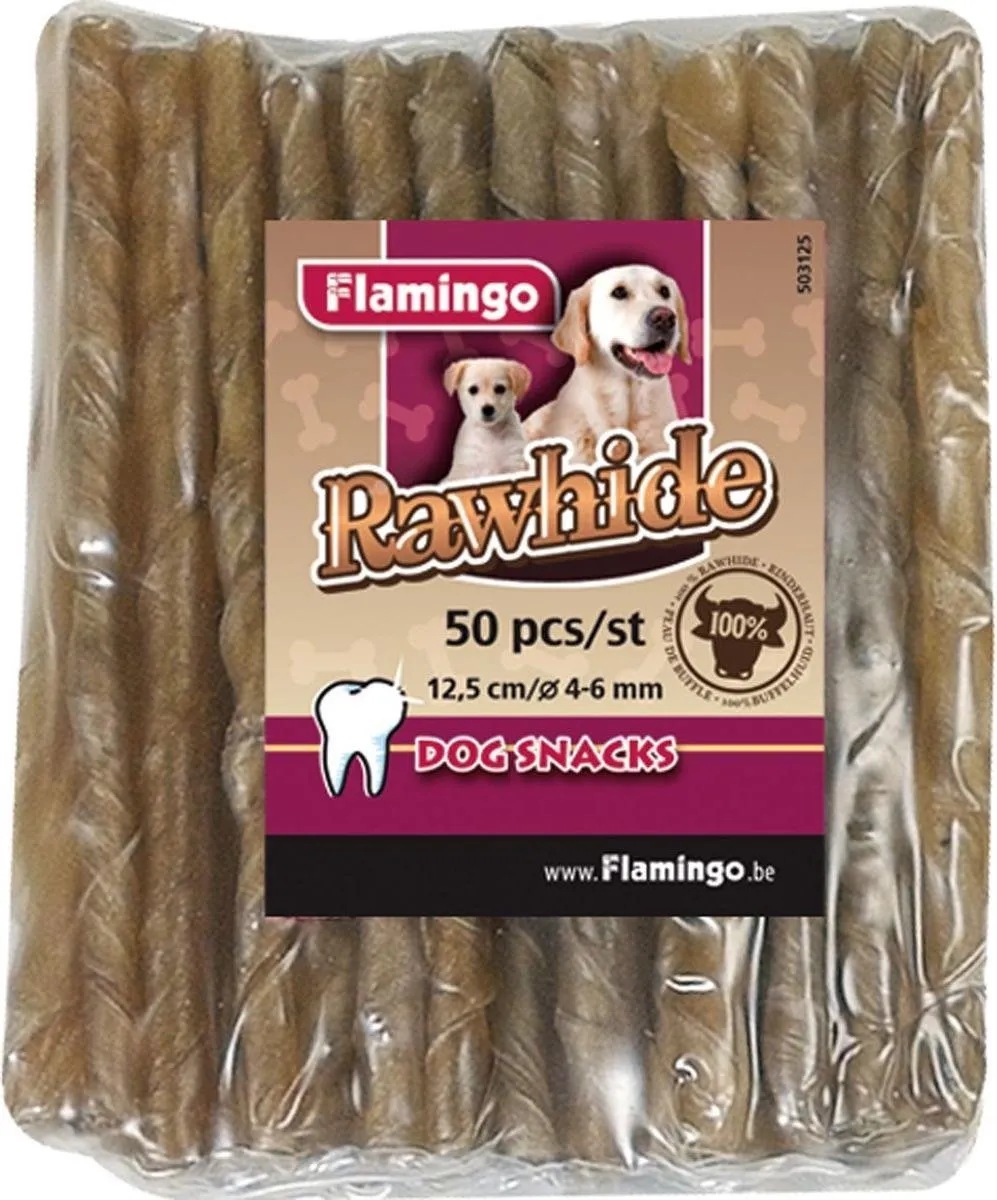 Flamingo Hondensnack Buffel Sigaretjes 50 Stuks