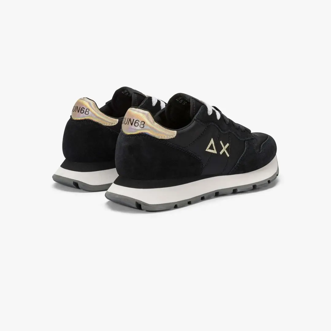 Sun68 Ally Solid Nylon Sneakers - Zwart 37 - afbeelding 3 van 6
