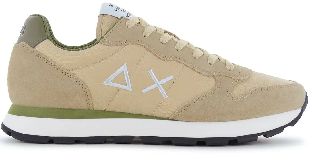 SUN68 Tom Solid - Heren Sneakers Schoenen Beige Z36101-16 , Maat: EU 44 - afbeelding 2 van 6