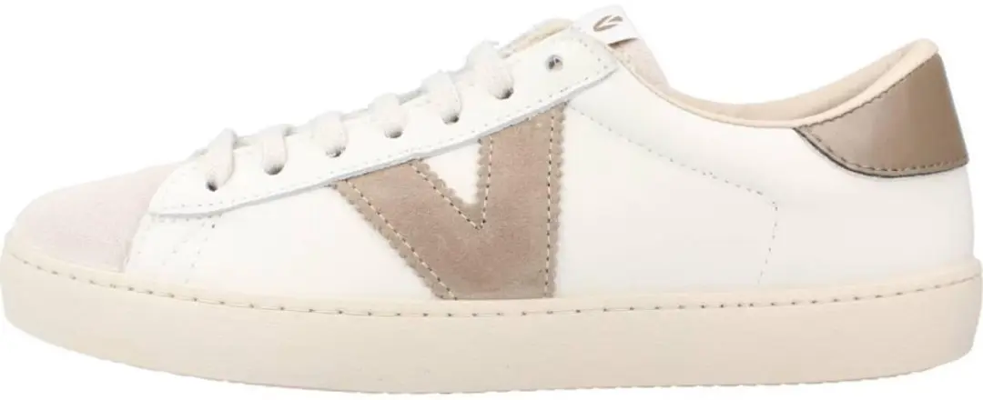 Victoria Puntera Serraje & Contraste 1126142-80 Beige - afbeelding 2 van 4