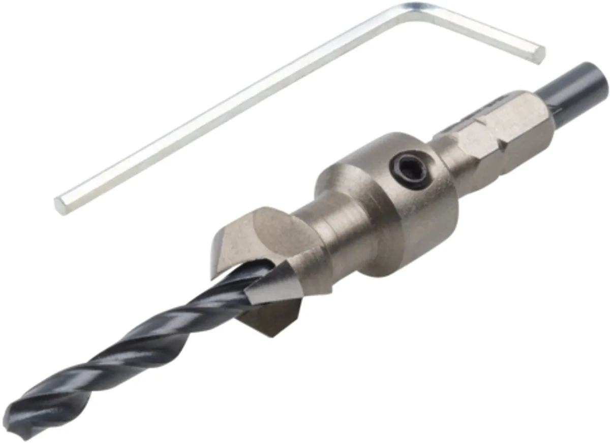 Wolfcraft Voorboor met Verzinkboor 2545000 - Ø 4,5-12mm