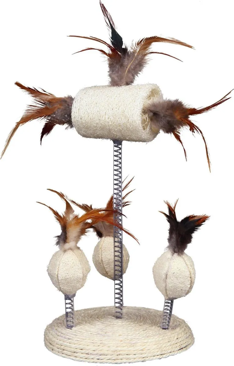 Trixie Luffa op Spiraalveer - Kattenkrabber - afbeelding 2 van 2