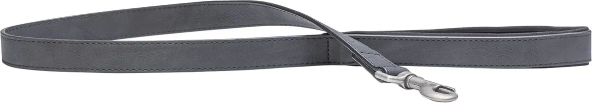 Beeztees Balacron Ax Hondenriem Kunstleer 100cm x 15mm - Zwart