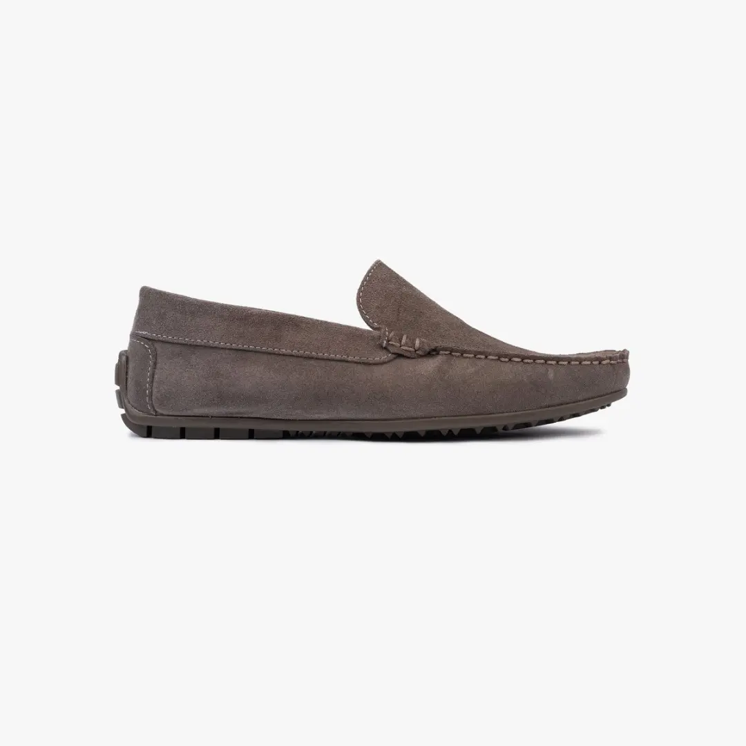 Omnio bengt loafers heren taupe suède