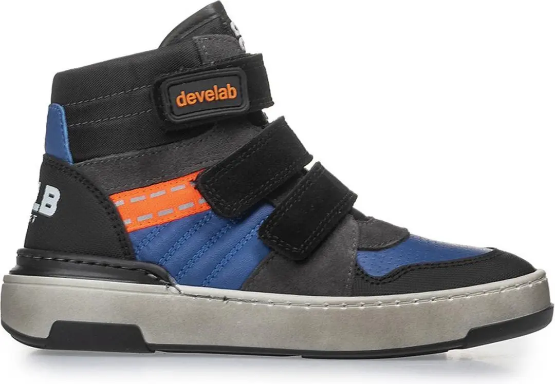 Blauwe Develab Klittenbandschoenen