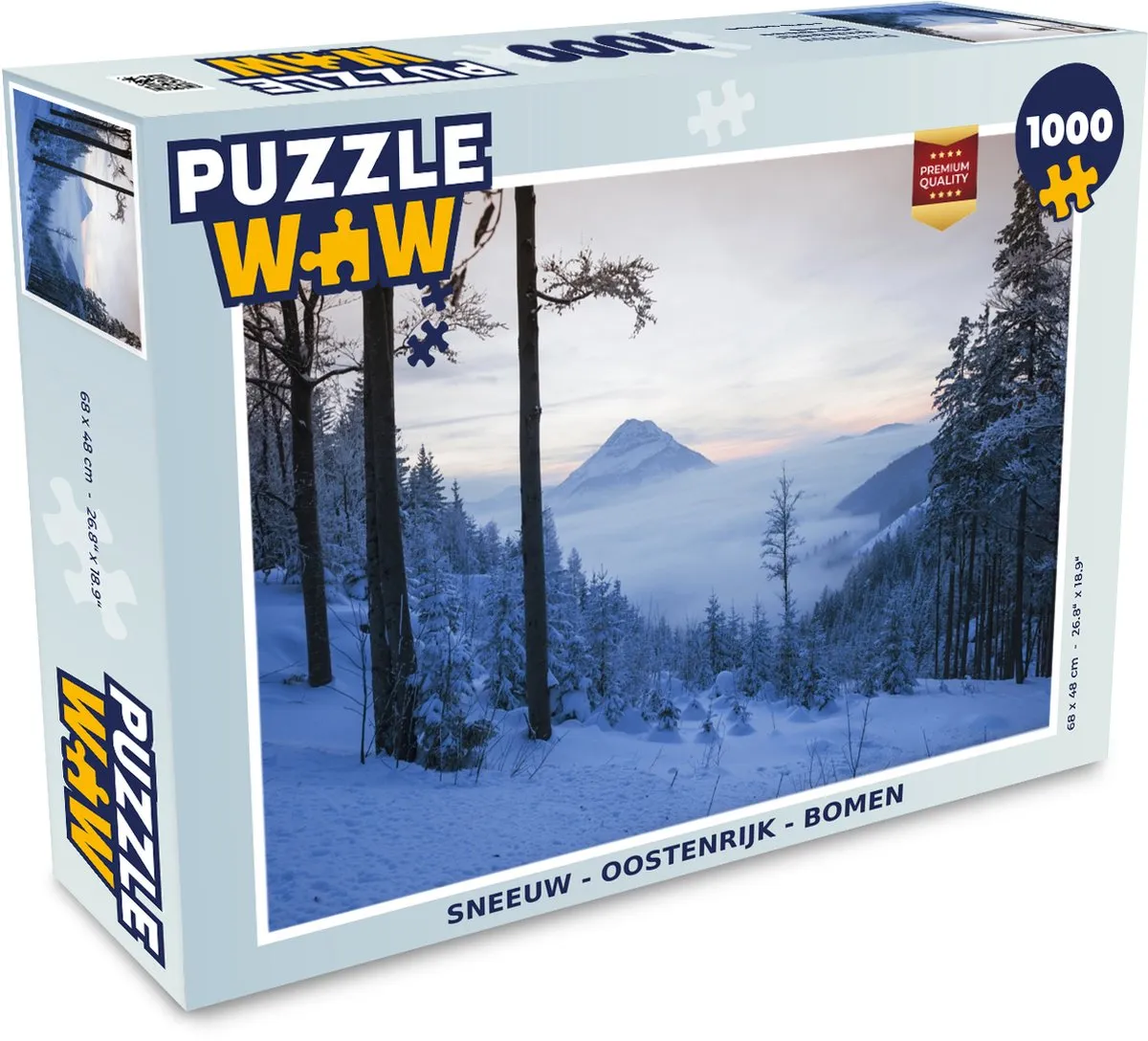 PuzzleWow Oostenrijk Bomen Legpuzzel 1000 Stuks