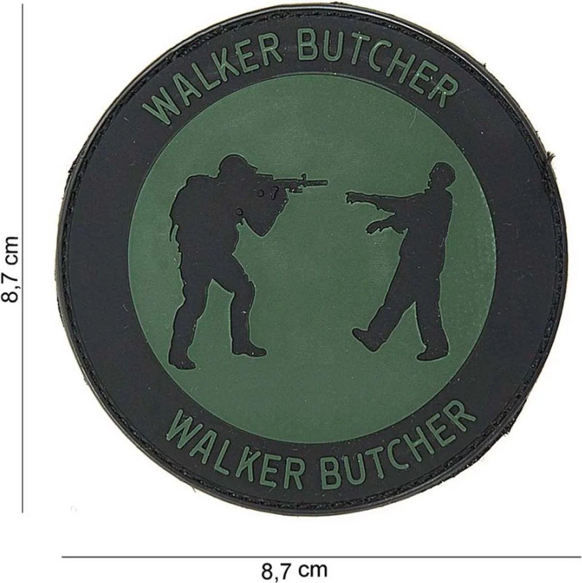 101 Inc Embleem 3D PVC Walker Butcher Groen