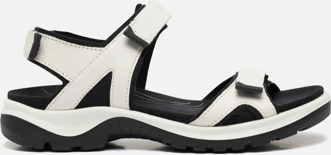 Ecco Offroad sandalen wit Leer