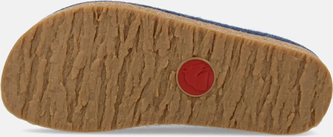 Haflinger Grizzly Torben - Pantoffels Dames - Pantoffels Heren  - Jeans - Maat 44 - afbeelding 5 van 6
