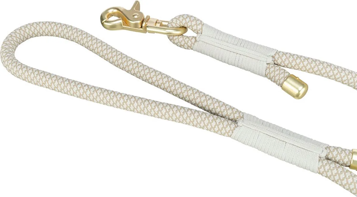 Trixie Soft Rope Hondenriem - Grijs/Lichtgrijs - afbeelding 2 van 4