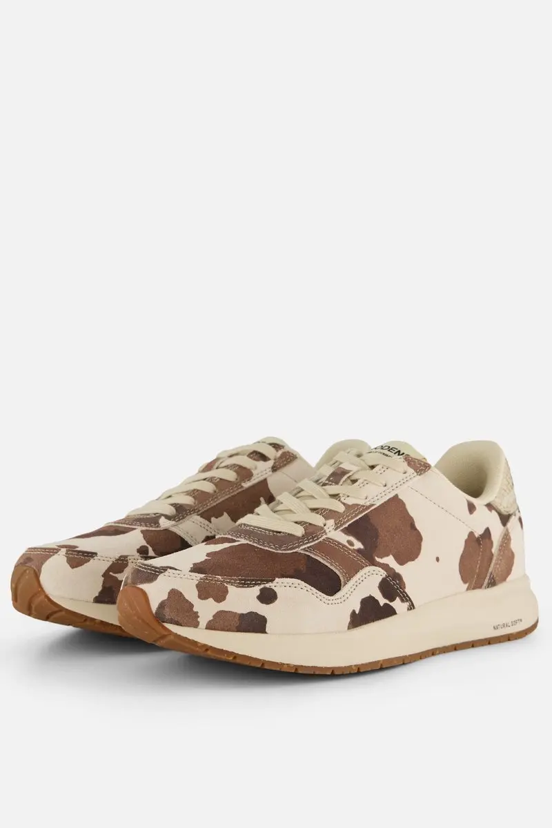 Woden Nicoline Cow Sneakers beige Suede