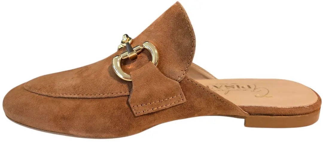 Gianluca Pisati Scarlet Camoscio Legno Slippers - Bruin - afbeelding 4 van 4