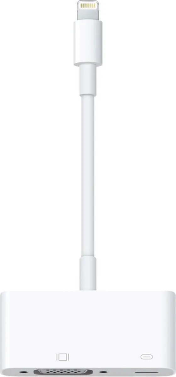 Apple Lightning naar VGA Adapter MD825ZM-A - Wit