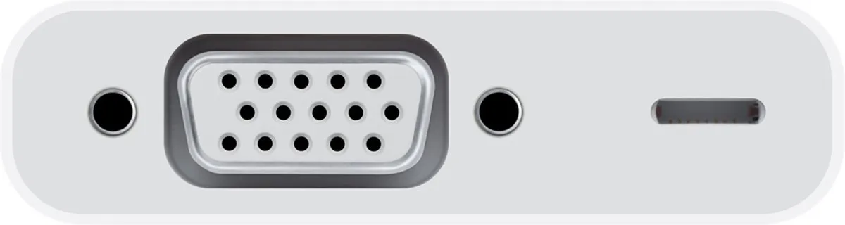 Apple Lightning naar VGA Adapter MD825ZM-A - Wit
