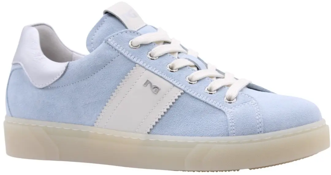 Sneaker Nerogiardini Velour Velvet Osso 0100 Etoile Zilver Tr Malaga 1