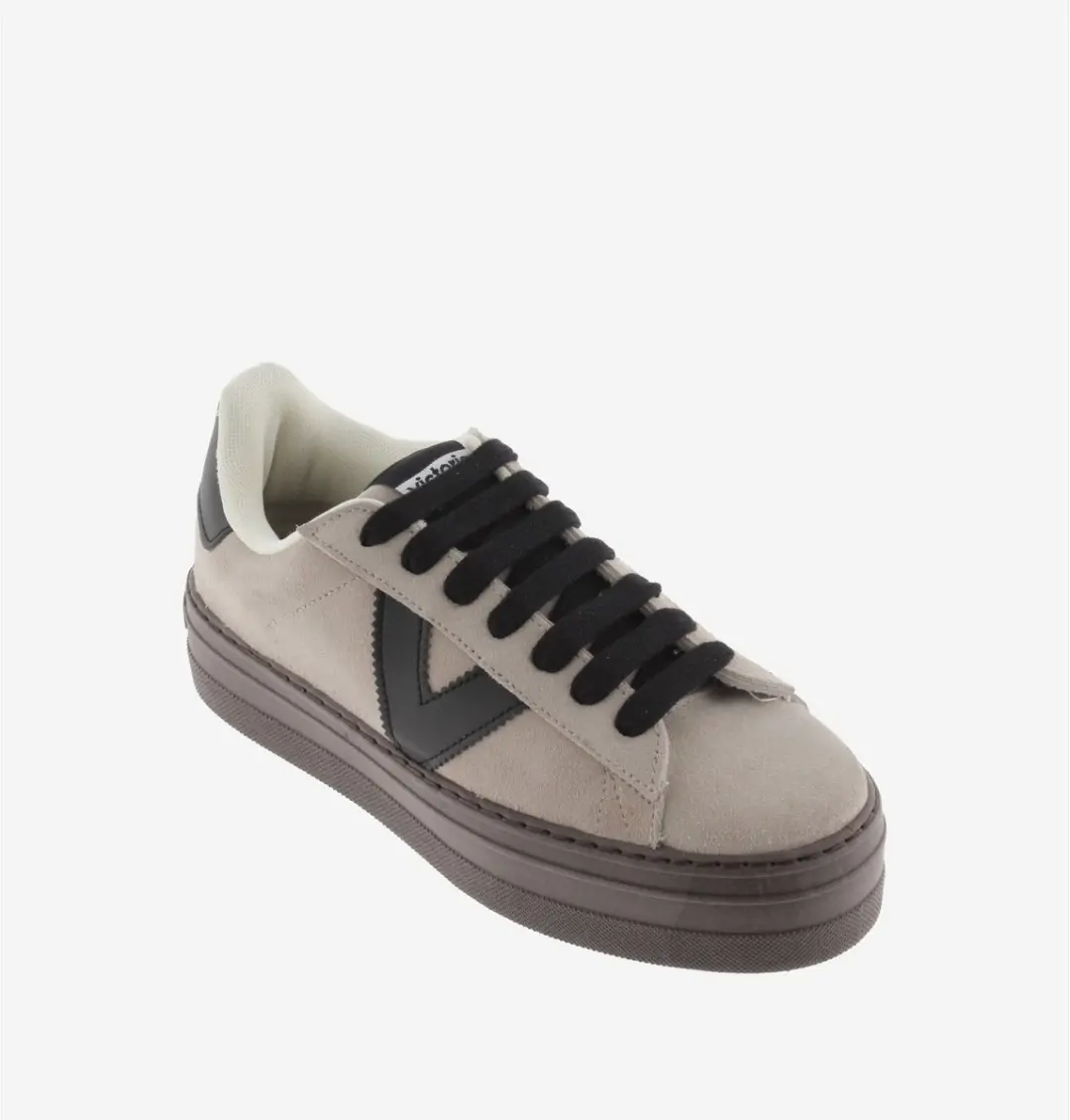 Victoria Barcelona Deportivo Suède Sneakers Beige 36 - afbeelding 2 van 6