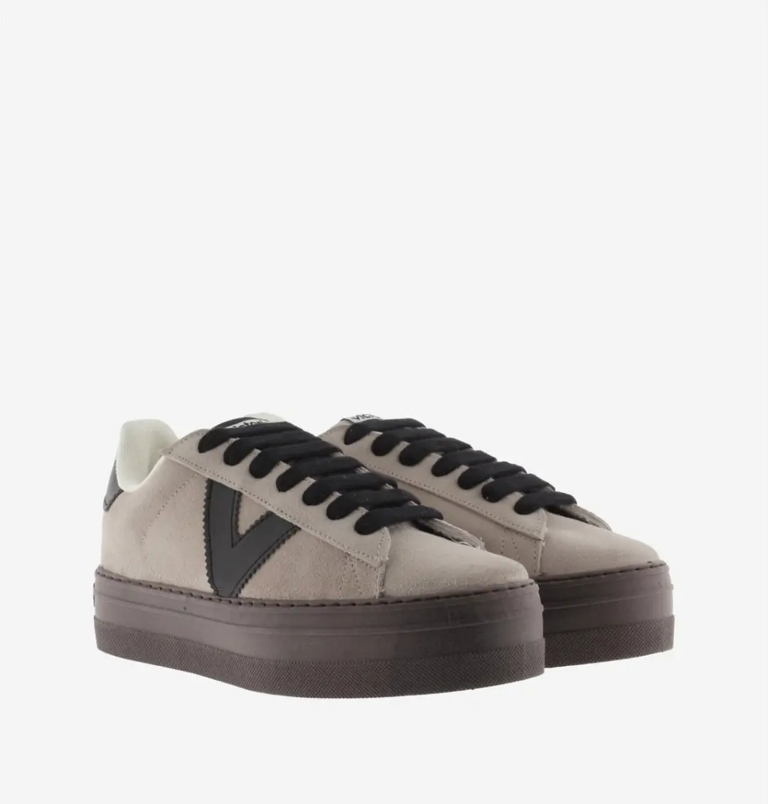 Victoria Barcelona Deportivo Suède Sneakers Beige 36 - afbeelding 5 van 6