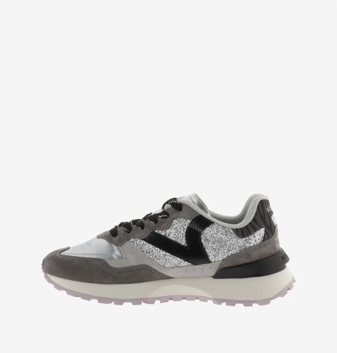 Victoria Rush Dames sneakers grijs/zilver/zwart - afbeelding 3 van 5