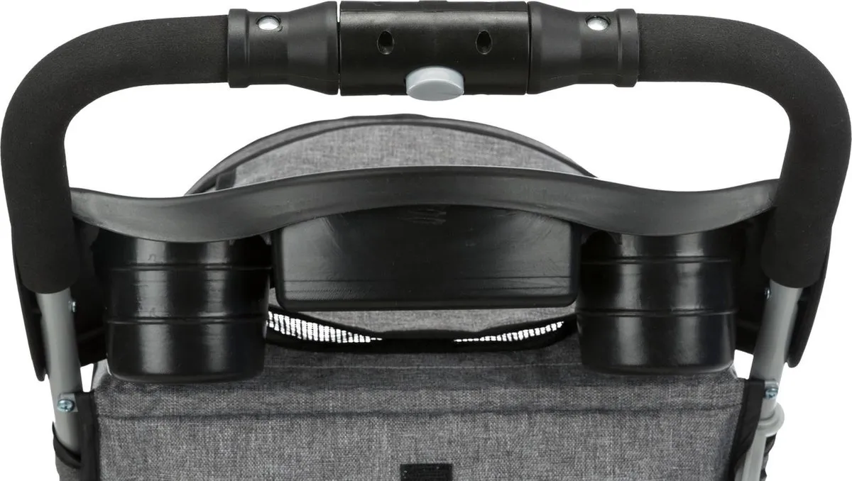 Trixie Hondenbuggy Inklapbaar - Grijs - 15 kg