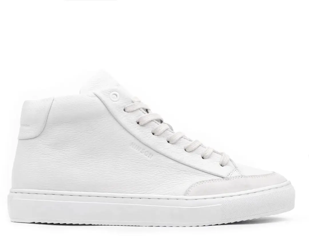 Hinson sorren high sneakers heren wit leer