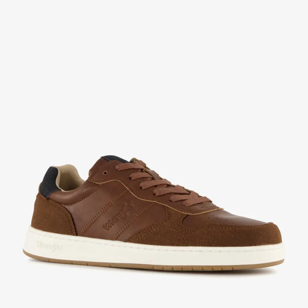 Wrangler heren sneakers cognac