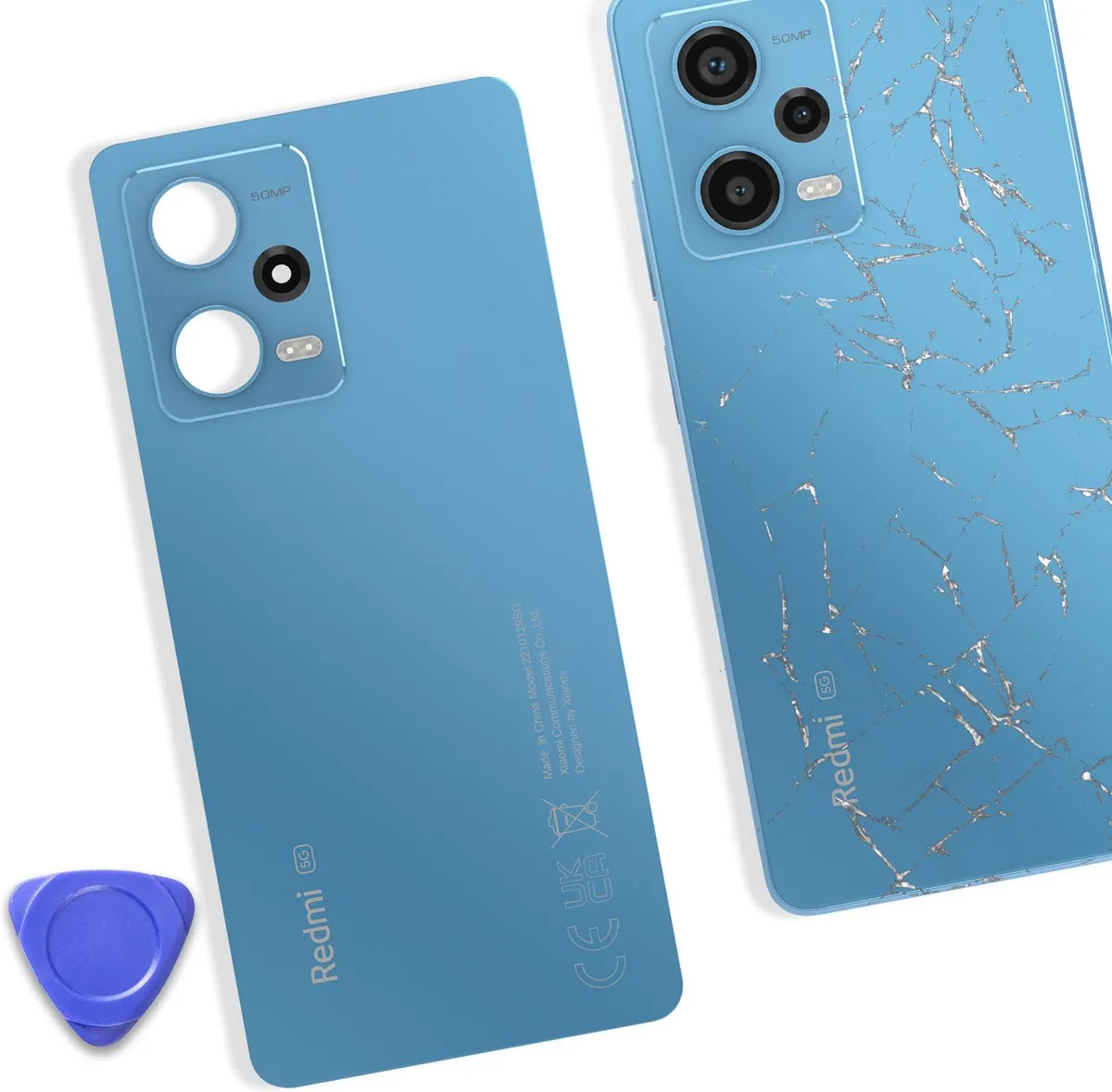 Xiaomi Redmi Note 12 Pro 5G Batterijdeksel - Blauw
