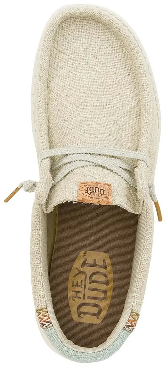 Hey Dude Wally Jute Klassieke Schoenen Grijs - afbeelding 3 van 6