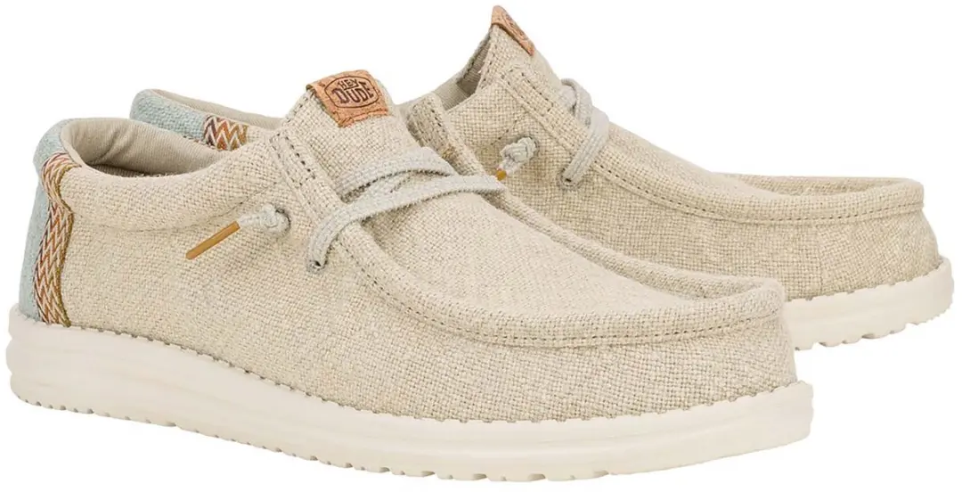 Hey Dude Wally Jute Klassieke Schoenen Grijs - afbeelding 6 van 6
