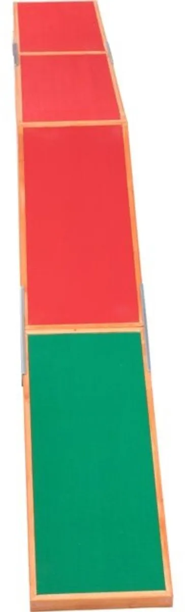 Trixie Dog Activity Agility Hondenloop - 456x64x30cm - Rood/ Groen