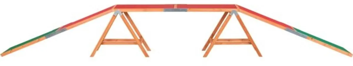 Trixie Dog Activity Agility Hondenloop - 456x64x30cm - Rood/ Groen - afbeelding 6 van 6