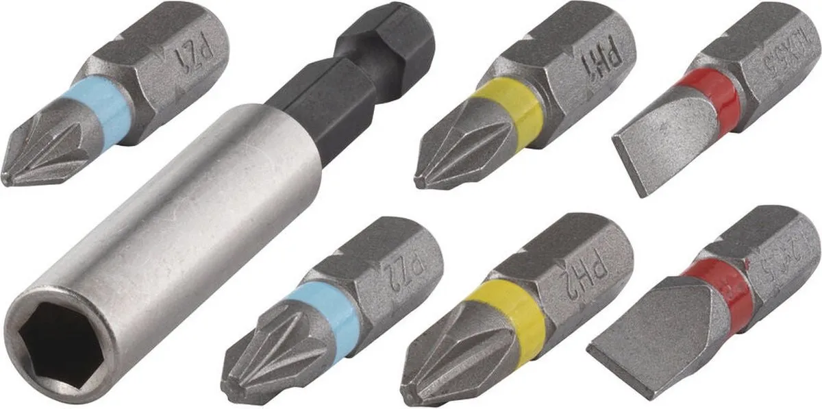 Wolfcraft Bit-Set PH/PZ 12-delig - 2445000