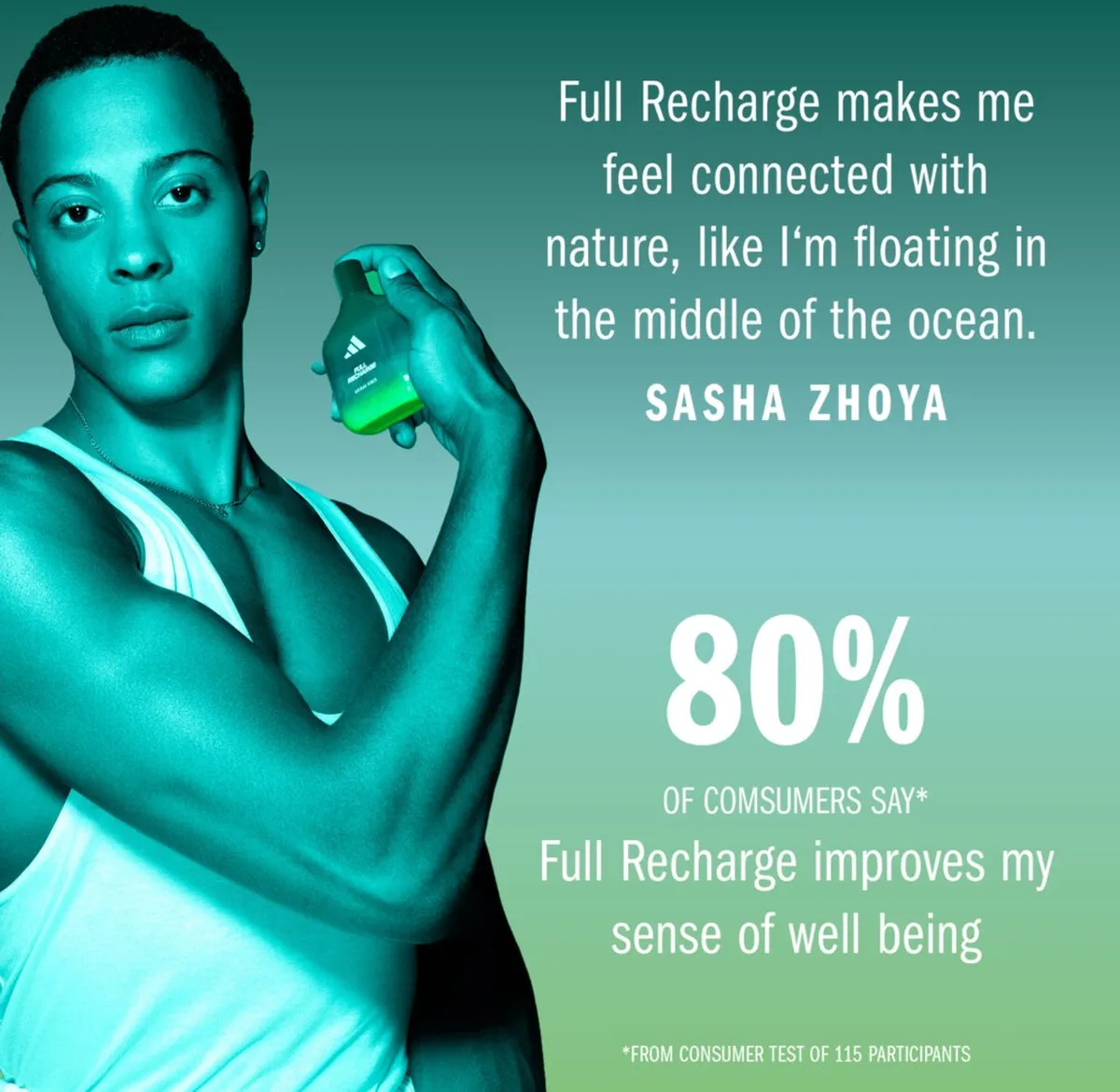 Adidas Vibes Full Recharge Eau de Parfum - 30ml