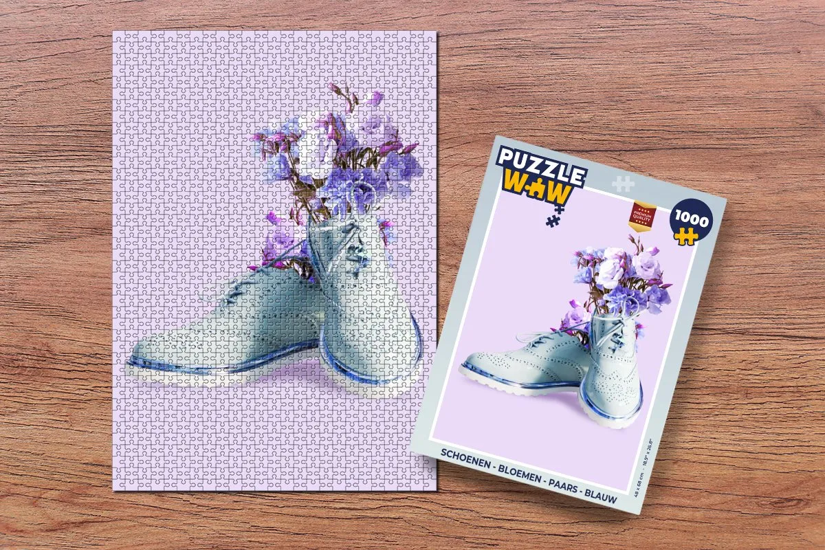 PuzzleWow Bloemen Legpuzzel 1000 Stuks - Multicolor