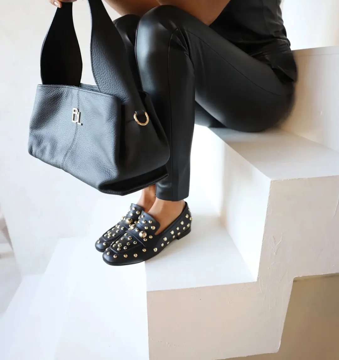 Babouche Tilly dames loafers black