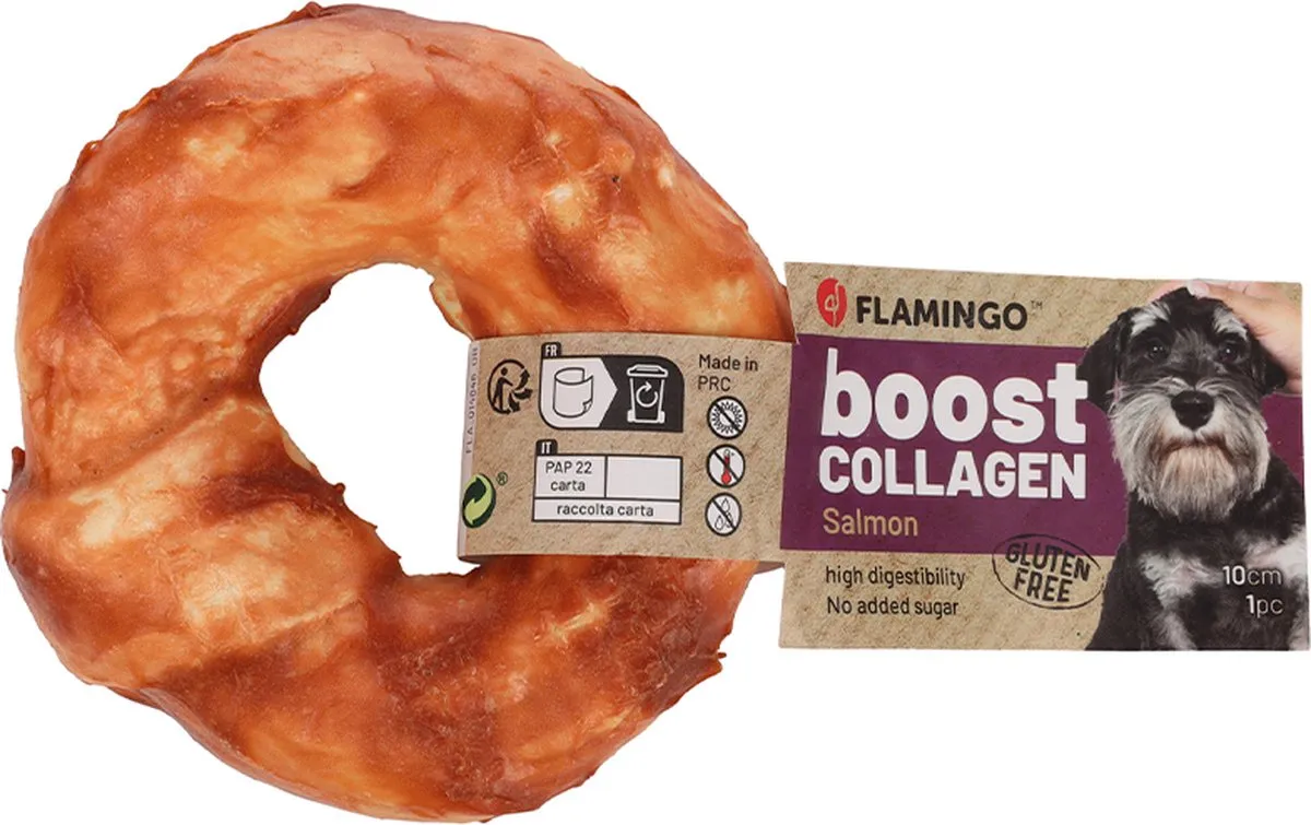 Flamingo Snack Boost Ring Zalm & Collageen
