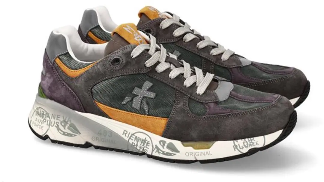 Premiata Mase Sneakers VAR.7868 Groen Combi