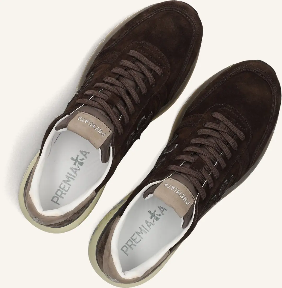 Premiata Mick Sneakers - Bruin - Maat 43 - afbeelding 4 van 6