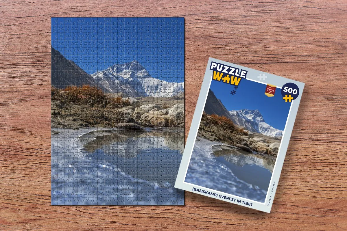 PuzzleWow Everest in Tibet Legpuzzel 500 Stuks - Multicolor