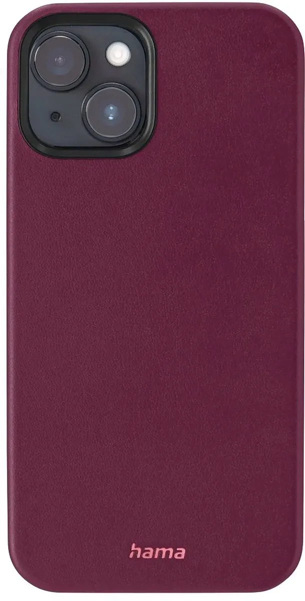 Hama MagCase Finest Sense Cover iPhone 14 Plus - Bordeaux - MagSafe - afbeelding 6 van 6