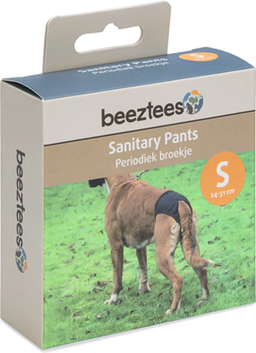 Beeztees Loopsheidbroekje S - Nylon - Zwart
