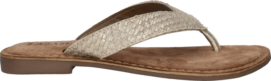 Lazamani Dames Slippers 75.806 Gold Maat 41